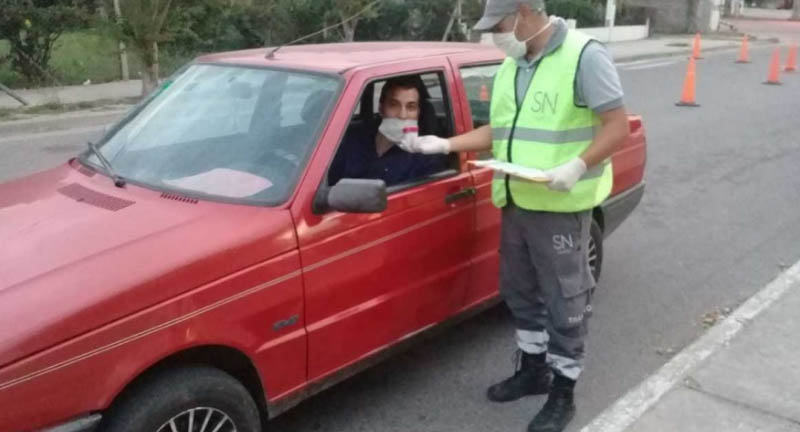 San Nicolás: Con el test de olfato identifican a pergaminense como caso sospechoso