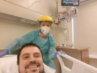 El primer recuperado del coronavirus con el mtodo Maiztegui