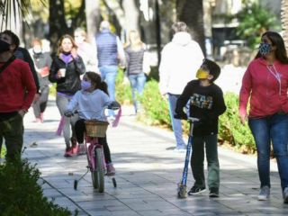 Primer da de paseos recreativos en Rosario