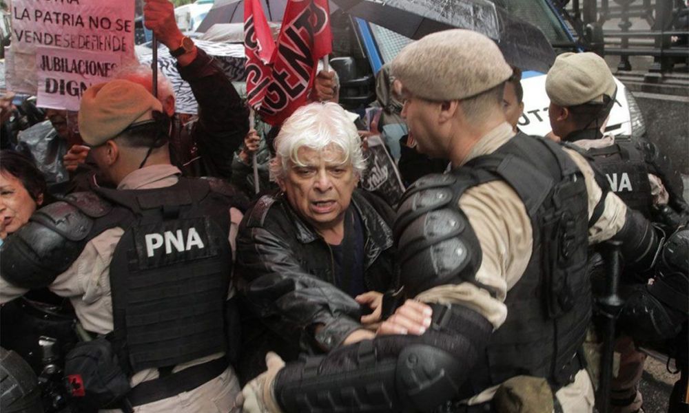 Nueva tensión en la marcha de jubilados