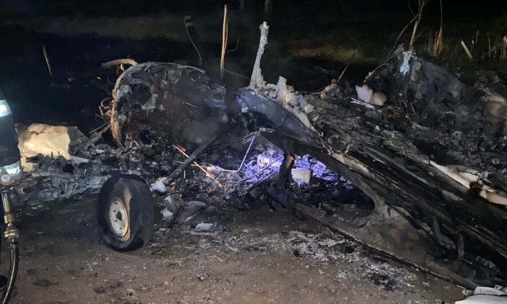 Se estrelló una aeronave en Berisso