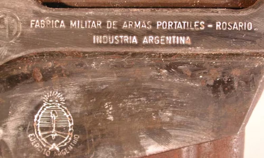Fusil del Ejército Argentino hallado en Brasil