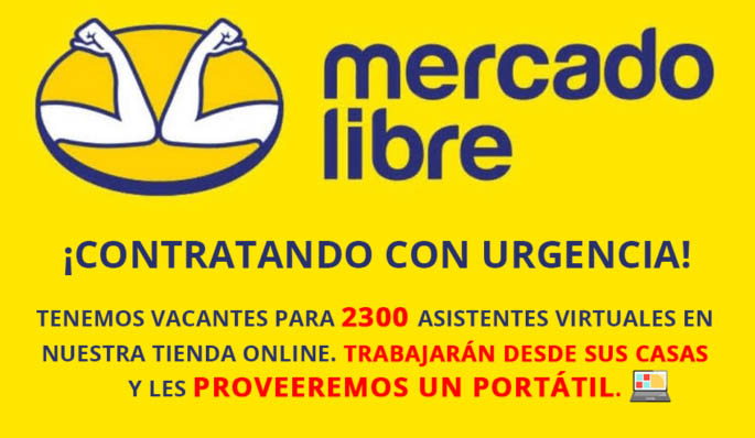 Nueva estafa viral promete trabajo en Mercado Libre