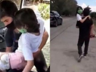 Muri� Abigail Jim�nez, la ni�a que fue llevada en brazos por su padre para ingresar a Santiago del Estero