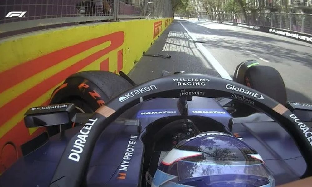 Franco Colapinto sufre accidente en su debut en Bakú
