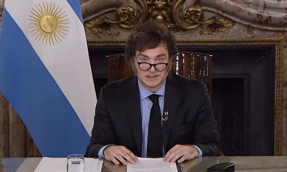 Cadena Nacional de Milei