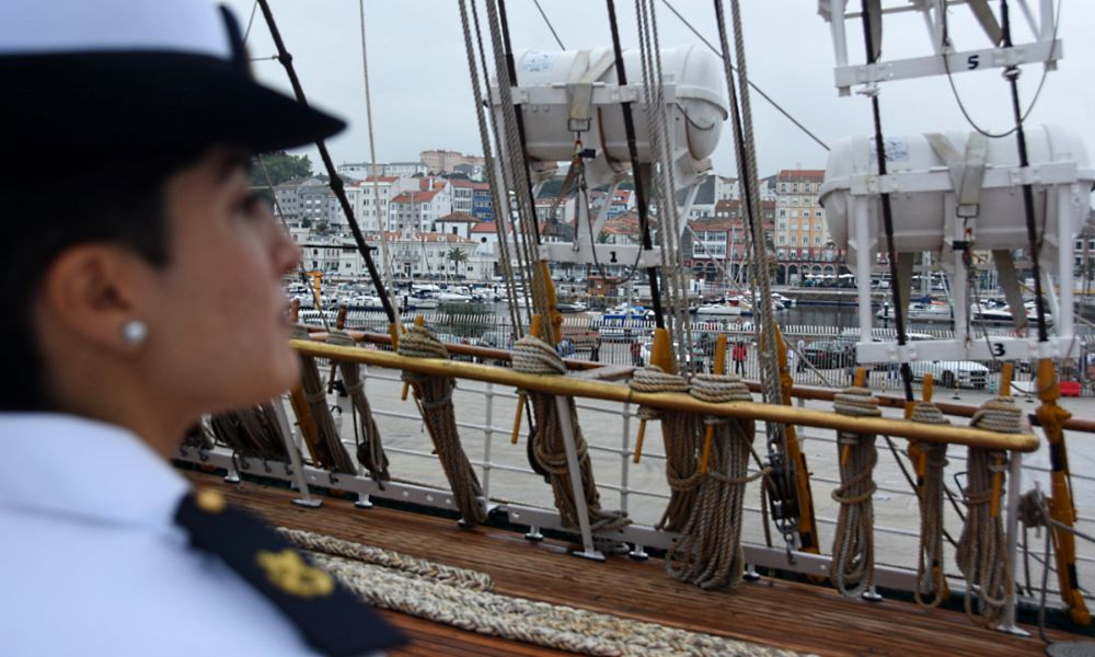 La Fragata Libertad llegó a Ferrol