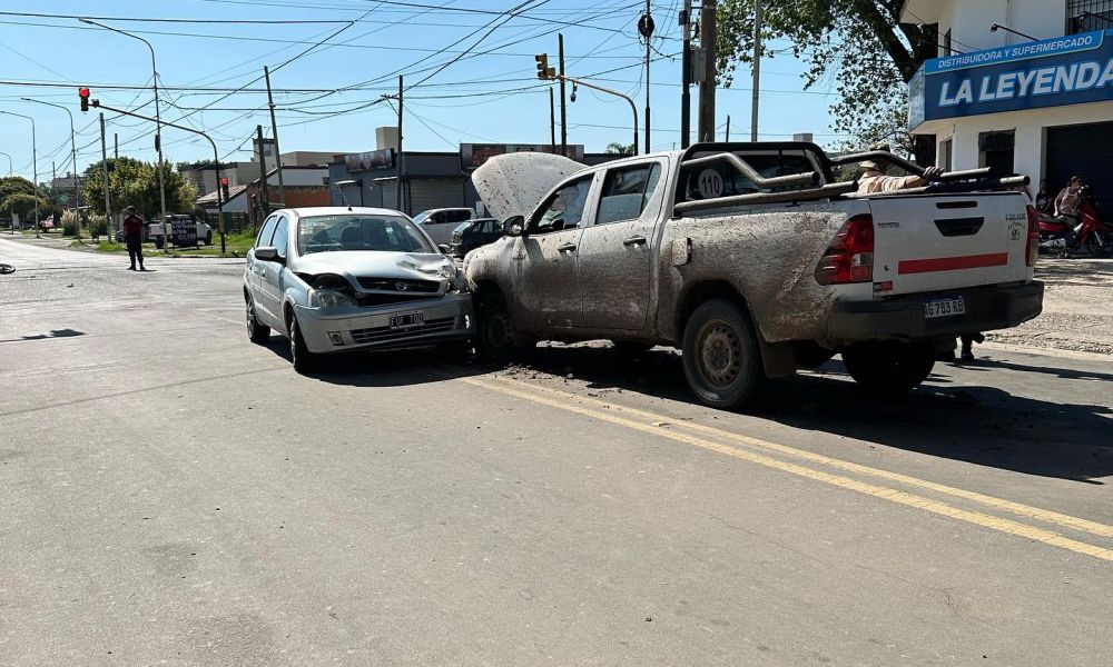Impactante choque múltiple en Av. de Mayo