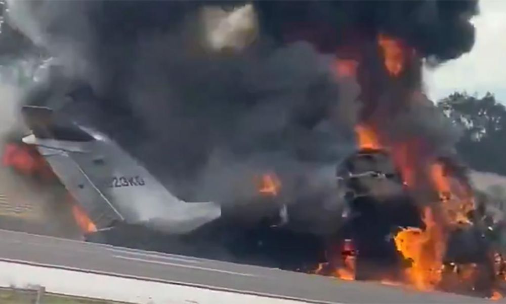 Dos fallecidos tras el accidente de un avión