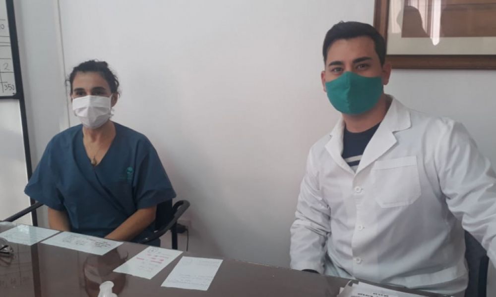 Dra. Myrna Rebottaro y Dr. Lucas Alé