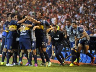 Boca bail a River 5 a 0