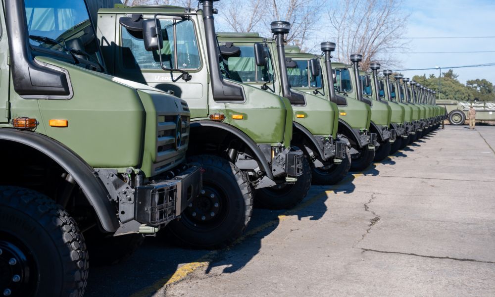 Los nuevos Unimog U-4000 ya están en Neuquén