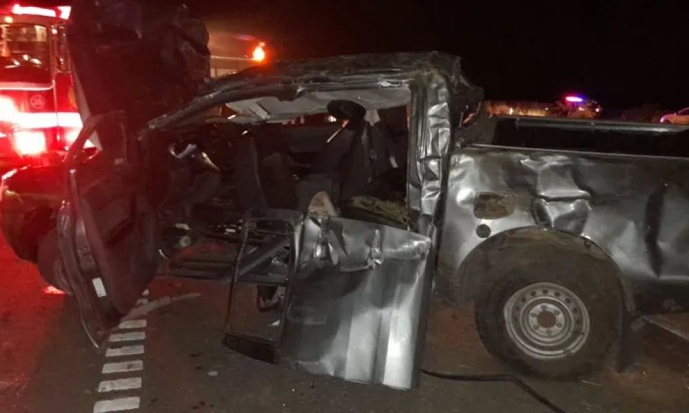 La camioneta Ford Ranger protagonista del accidente