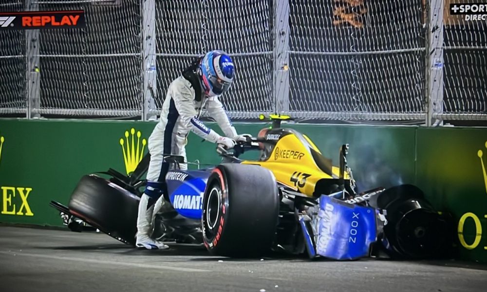 Colapinto protagonizó un fuerte accidente