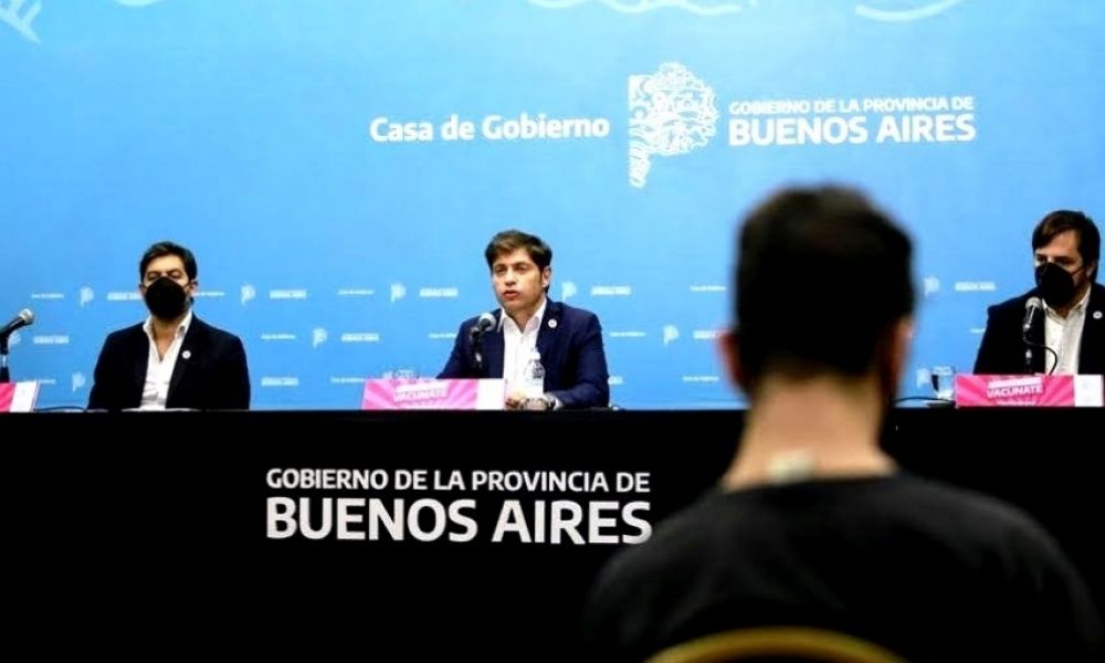 Anuncio de  Axel Kicillof