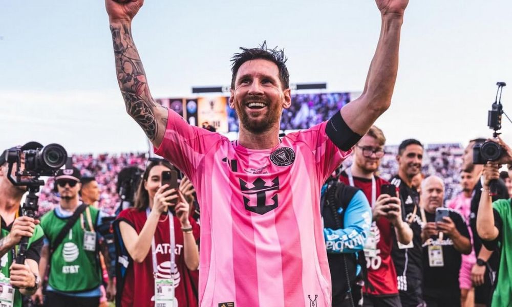 Messi celebra un título histórico con Inter Miami