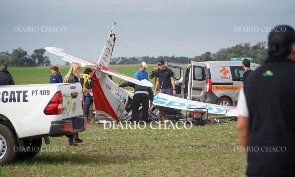 Cayó un avión mientras realizaba acrobacia