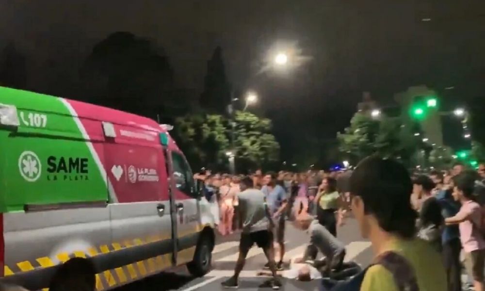 Jubilado muere en plena manifestación