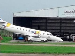 Un mecnico fue aplastado por un avin en el Aerdromo de Morn