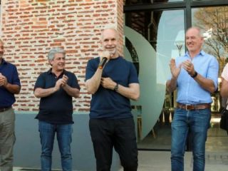 Larreta estuvo en Pergamino y le dio su apoyo a Maiztegui