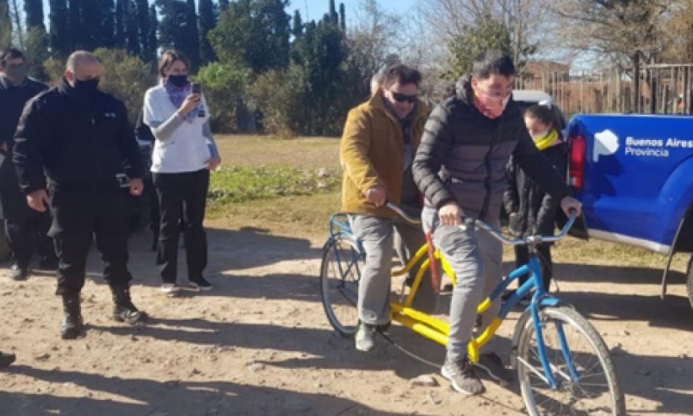 Bicicleta doble comando