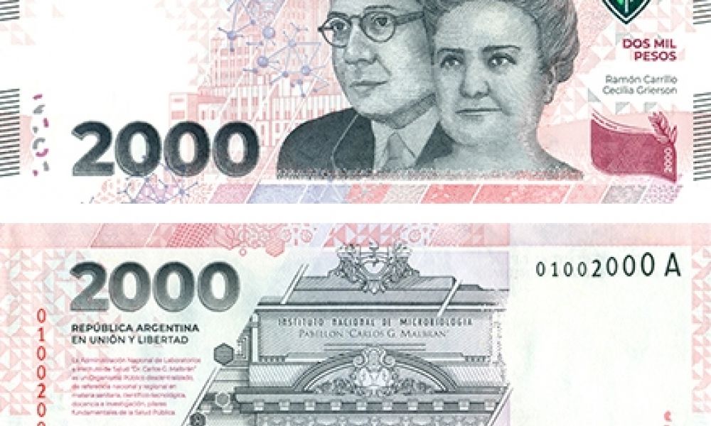 Comienzan a circular los billetes de $2000