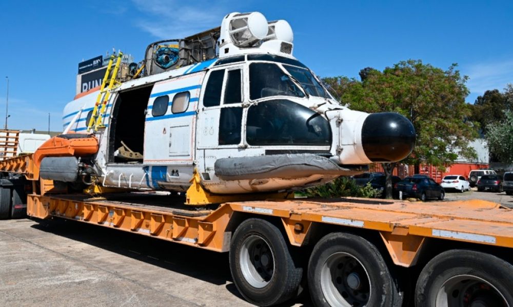 Helicóptero que sobrevivió a Malvinas