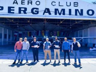 Se recibieron nuevos pilotos e instructores en el Aeroclub Pergamino