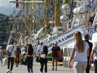 La fragata Libertad deslumbr en Noruega y navega rumbo a Alemania en su gira internacional