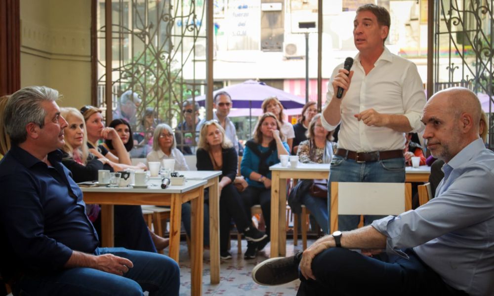 Rodríguez Larreta y Santilli en Pergamino