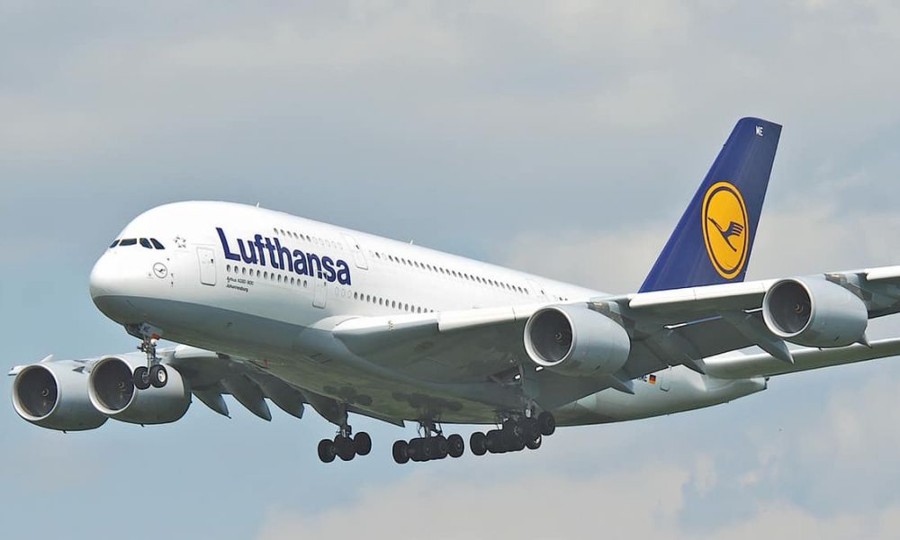 Llega hoy un vuelo de Lufthansa