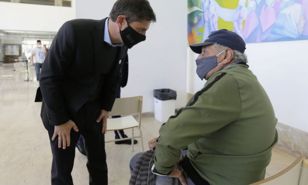 Kicillof anunció vacuna libre de segunda dosis