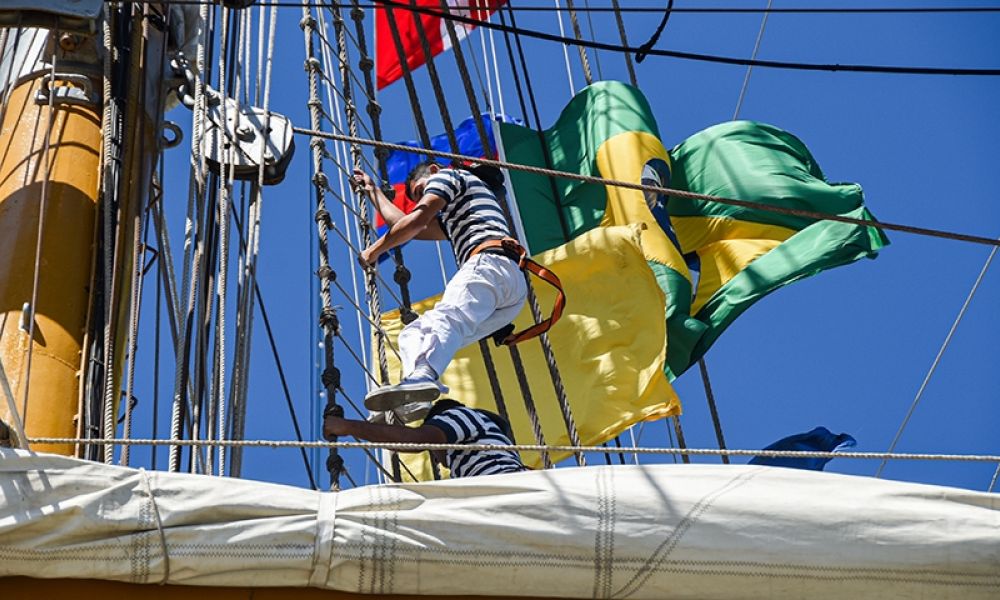 La fragata Libertad llegó a Fortaleza