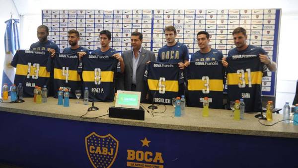 Los refuerzos que llegaron a Boca