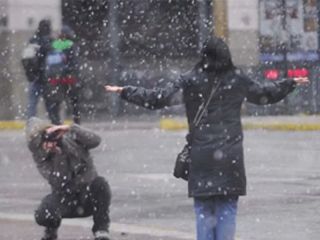 El invierno se adelanta con viento, frío y graupel