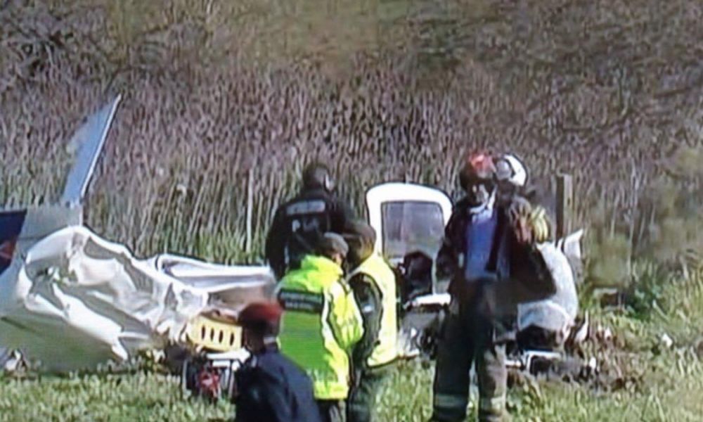 Cae un avión en Berazategui. Dos muertos