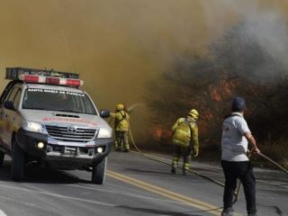 Crdoba respira: Incendio de Punilla contenido, solo Chancan persiste