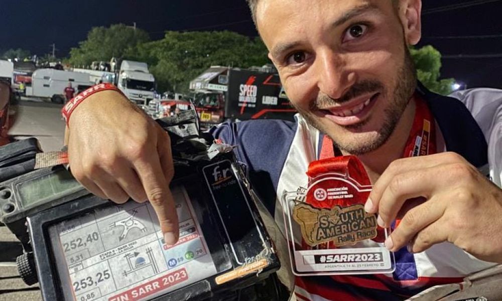 Debeljuh en el South American Rally Race