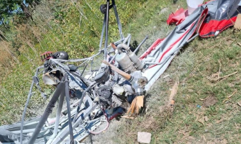 Murió un piloto que estrelló su ultraliviano