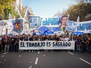 La CGT salió a la calle y endureció su mensaje contra la reforma laboral de Milei