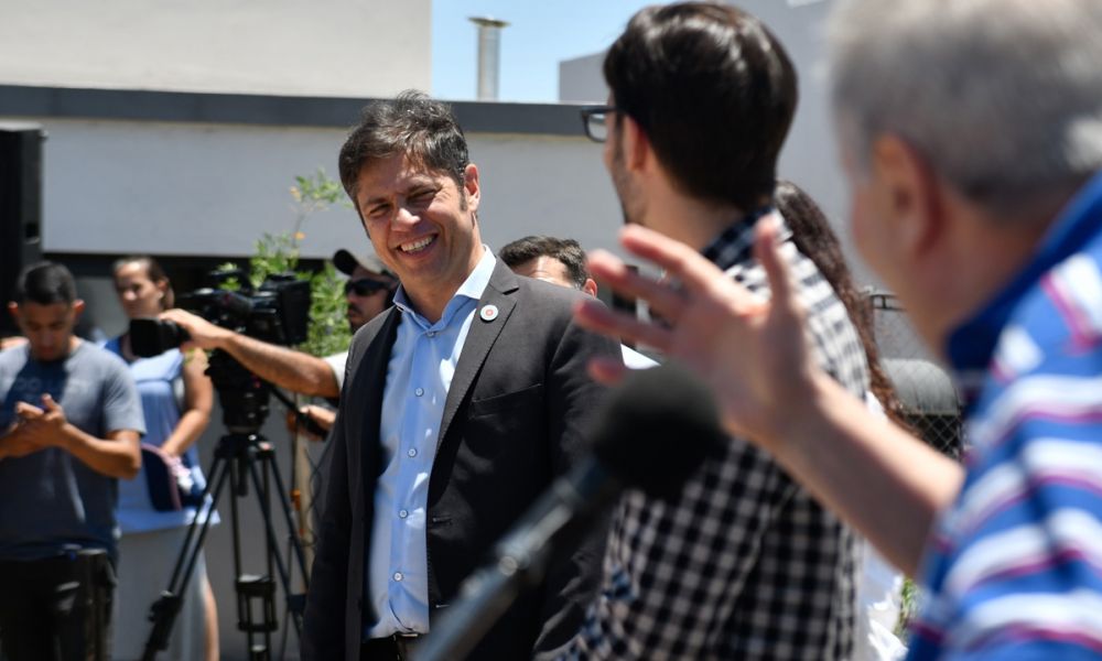 Axel Kicillof en Salto
