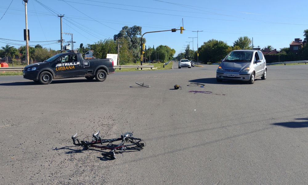 El accidente en el cruce de Ruta 8 y Pellegrini