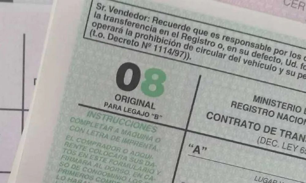 Paro en Registros Automotores