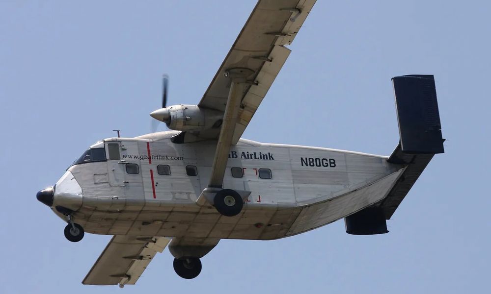 El avión de la Prefectura Skyvan PA-51