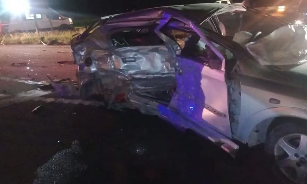 Quiso evadir un control policial y murió con toda su familia