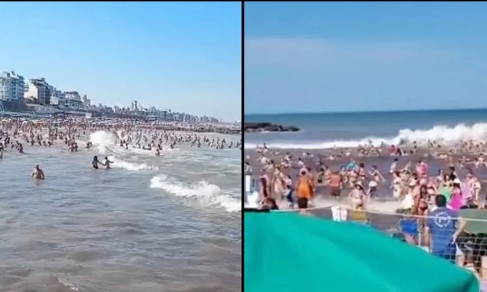Olas inesperadas y tragedia en la Costa Atlántica