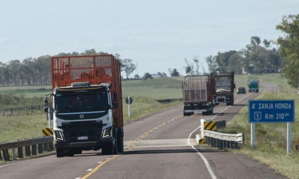 La circulación de camiones en vacaciones