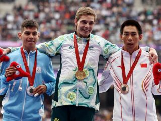 Alexis Chvez es Medalla de Plata en los 100 metros