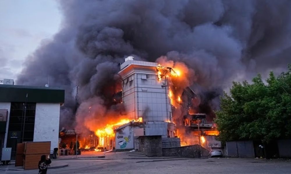 Rusia lanzó un devastador ataque sobre Kiev