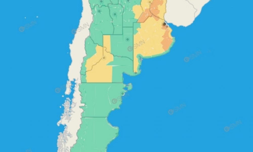 Alertas naranja y amarilla por temperaturas extremas